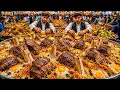 Afghan Street Food Tour Giant Kabuli Pulao Fried Chicken Chips Famous Rabani Beans Mazar Food
