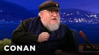 George R R Martin Is Writing As Fast As He Can CONAN on TBS