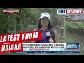 Floodwaters Remain Critically High Following Historic Flooding In Indiana