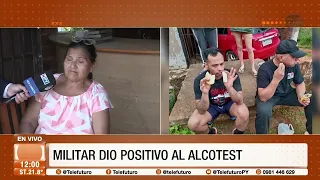 Militar ebrio al volante atropelló una vivienda en Capiatá