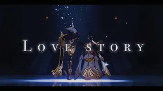 love story genshin impact amv gmv 