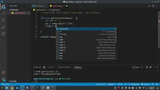 JavaScript Program to get initials from a name JavaScript Interview Questions