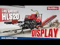 Demonstration of MechMaxx Firewood Log Splitter Processor with Conveyor HLS20