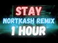 Download Lagu The Kid LAROI, Justin Bieber - STAY (NORTKASH \u0026 Trapperx Remix) | 1 HOUR