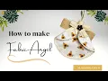How to make a Fabric Angel - Vlogmas 2022 Day 4