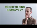 Regex to find yyyy