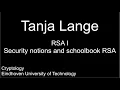 Download Lagu RSA I - Security notions and schoolbook RSA