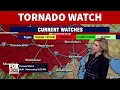 DC weather Tornado Watch issued for parts of Virginia Maryland