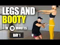 Day 1 - Legs and Booty Work Out For Beginners Home Work out