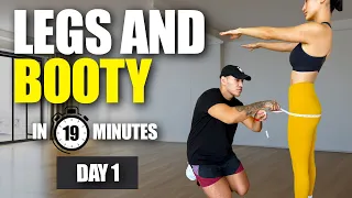 Day 1 - Legs and Booty Work Out For Beginners Home Work out
