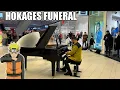 Download Lagu Naruto HOKAGES FUNERAL on a public piano | Solingen, Germany