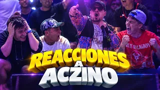 REACCIONES ÉPICAS a las RIMAS MÁS ÉPICAS de ACZINO 🇲🇽 🤯