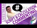 Comments in Calculations and Scripts