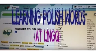 Learning Polish Words (at LingQ)