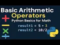 Python Arithmetic Operators Made Easy Python Basics for Math Learners