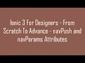 Ionic 3 For Designers - From Scratch To Advance