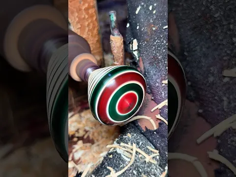 Making a Wooden Spinning Top in Just Seconds! | Amazing Woodworking Skills