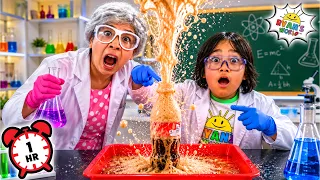 ULTIMATE Back to School Experiments 1 Hour Pretend Play at School
