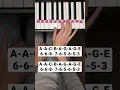 SILENT NIGHT Easy Piano Tutorial Play Along with Simple Instructions