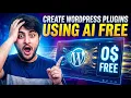 How to Create WordPress Plugins with AI in 5 Minutes 2026 Free