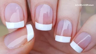 5 Ways To Make FRENCH MANICURE NAIL ART DIY Ideas