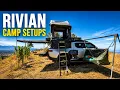 From Simple to Overland Rivian Camping Setups R1T and R1S Setups Mini Rivian Overland Expo