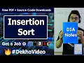 Insertion Sort Algorithm in Hindi