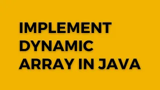 How to Create Dynamic Size Array in Java Interview Questions Array VVIP