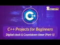 Digital clock Countdown timer Part-1 C Projects for Beginners