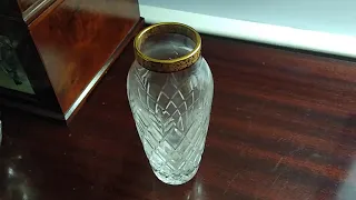 Vintage Lenox Crystal vase nice thrift find
