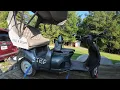 Unloading the Rickshaw at my place