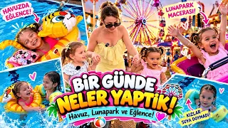 HAVUZDAN ÇIKTIK LUNAPARKA KOŞTUK! 🎢�