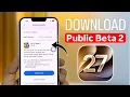 iOS 27 Public Beta 2 Download - How to install iOS 27 Public Beta 2 in any iPhone