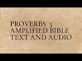 Proverbs 3 - Amplified Bible