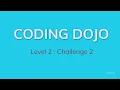 Coding Dojo - Level 2 Challenge 2 TAGLISH