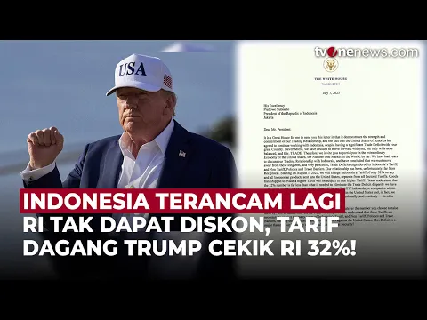 Trump Tak Luluh! Tarif 32% Tetap Berlaku, RI Harus Patuh atau Kena Tambahan