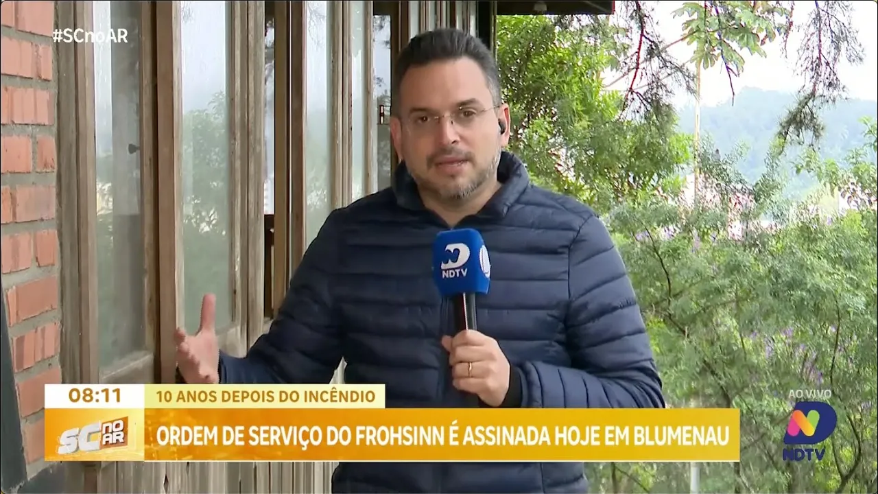 10 anos depois do incêndio: ordem de serviço para reforma do Frohsinn é assinada nesta segunda-feira
