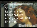 Comparative Analysis EasyOCR vs Tesseract OCR for Scene Text Recognition