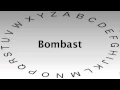 SAT Vocabulary Words and Definitions Bombast
