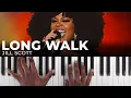 Lagu Learn CLASSIC R\u0026B Neo-Soul Chords in 'LONG WALK' by Jill Scott | Piano Tutorial (Neo Soul R\u0026B)