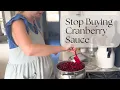 Making Canning Homemade Cranberry Sauce a Perfect Recipe for First Time Canners