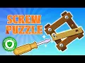 Brain Teaser Screw Puzzle - Unity Game Source Code Unlock Levels Train Your Mind