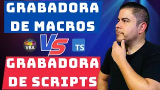 Excel ya graba Macros VBA y Scripts de TypeScript al mismo tiempo usando la Grabadora
