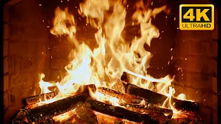 🔥 The Most Beautiful Fireplace with Real Fire Crackles and Glowing Embers for Evening Relaxation