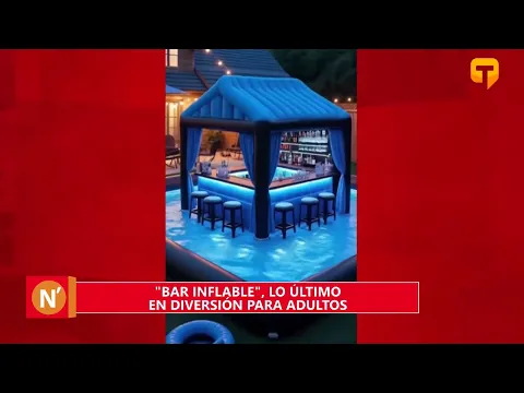Bar Inflable, lo último en diversión para adultos