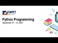 Day 3 2020 Python Standard Library