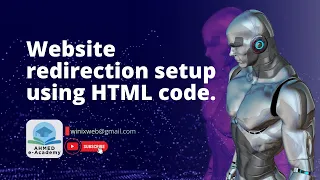 Website redirection using HTML code
