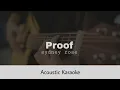 Sydney Rose - Proof (Acoustic Karaoke)