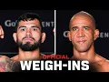 Hernandez vs Rodrigues Weigh-Ins UFC Sacramento