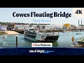 Cowes Floating Bridge 4K Camera Yachting Chain Ferry River Medina Isle of Wight Webcams UK